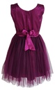 Wine Colored Straight Knee Length Frock