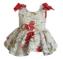 Grey Flared Party Wear Gown