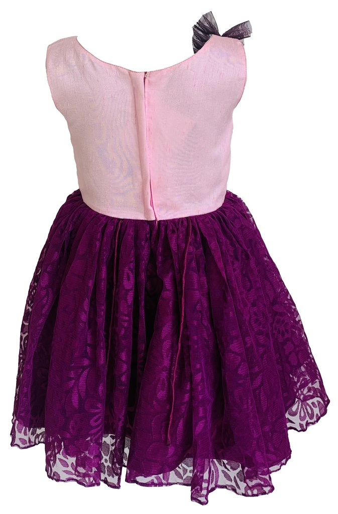 Floral Mix Tunic Twin Color Frock