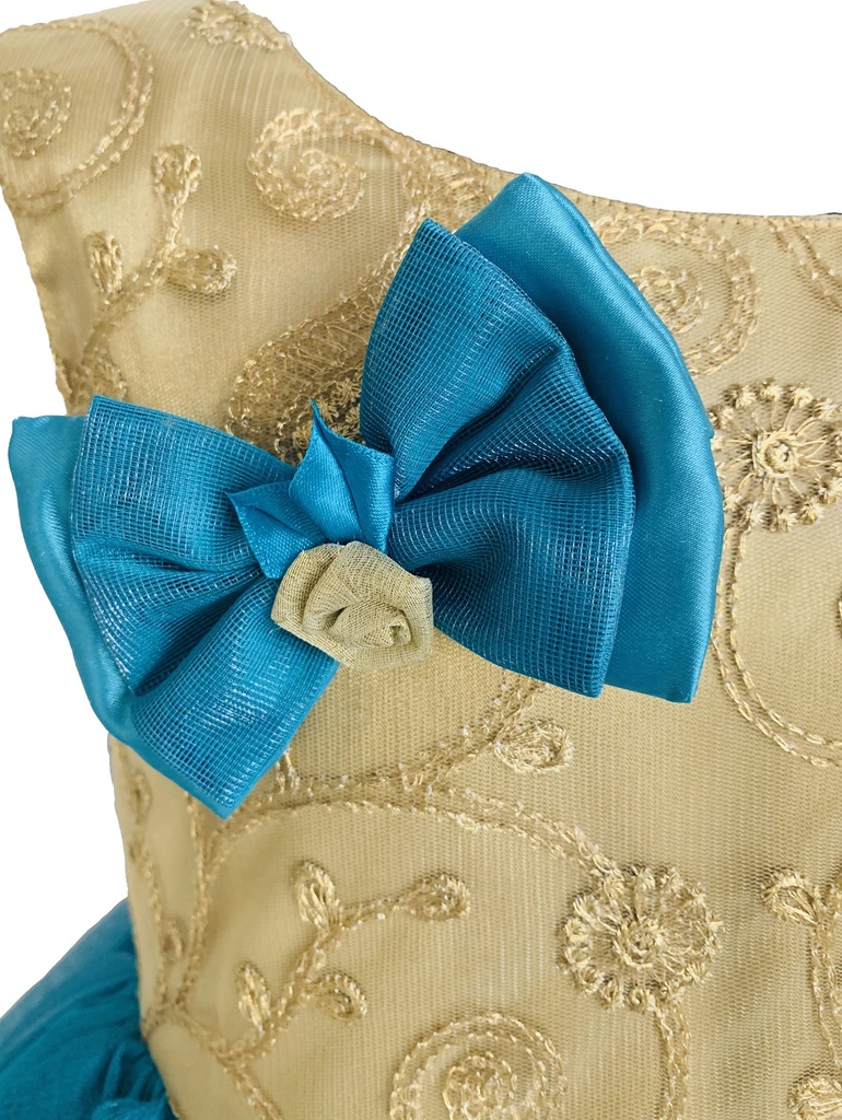 Dual Color Handkerchief Design Frock