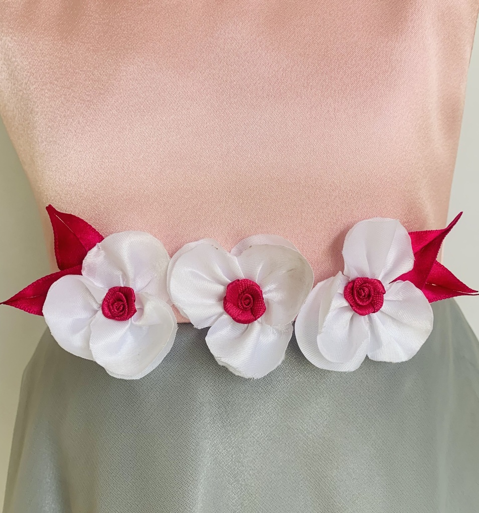 Blush Pink Sweetheart Neck Baby Frock