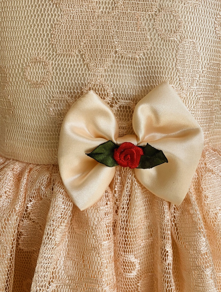 Peach Color Casual Wear Frock