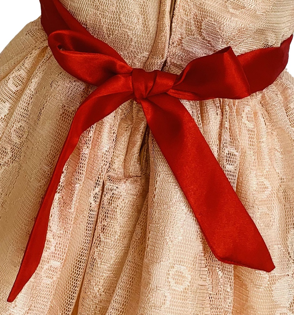 Peach Color Casual Wear Frock