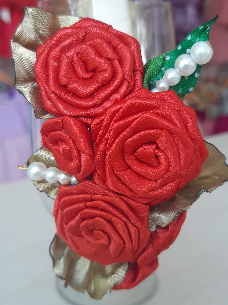 Rose Hair Clip