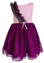 Floral Mix Tunic Twin Color Frock