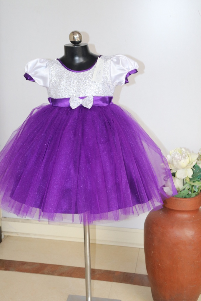 Sequin Butterfly Design Frock