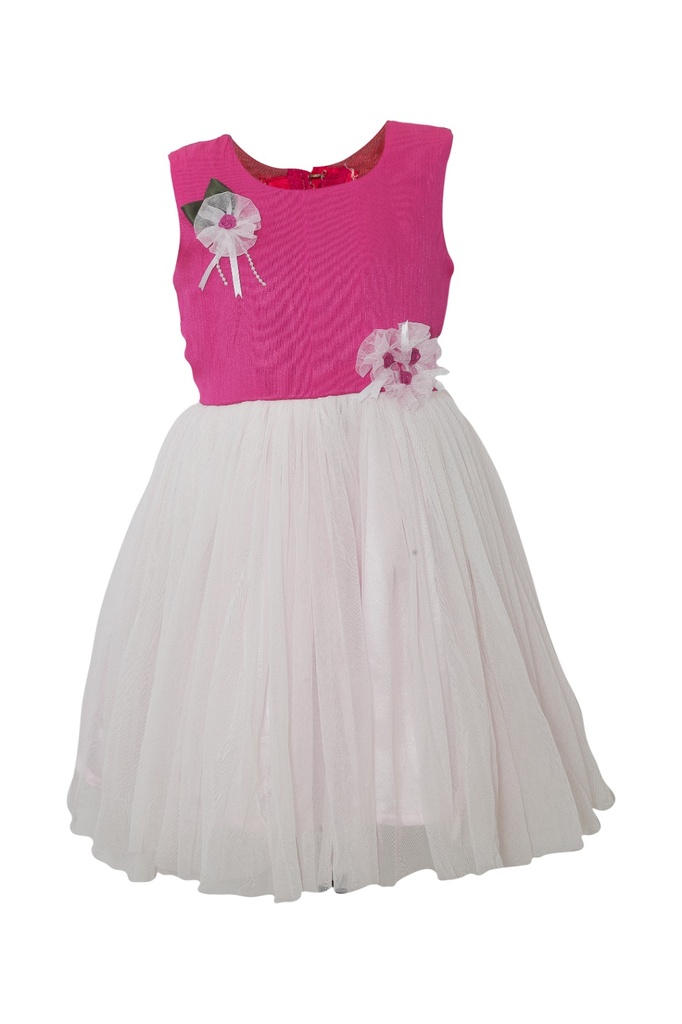 White and Pink Frock