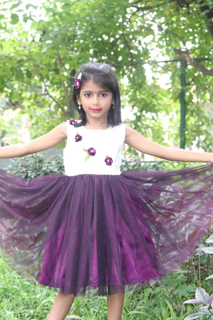 Kids Purple Frock