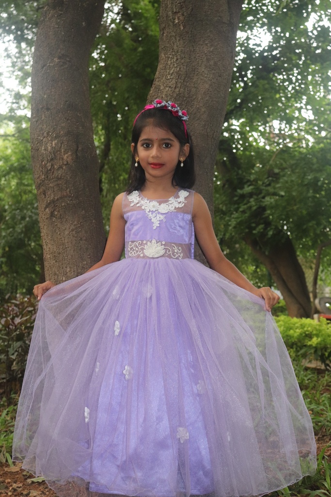 Flower net dress