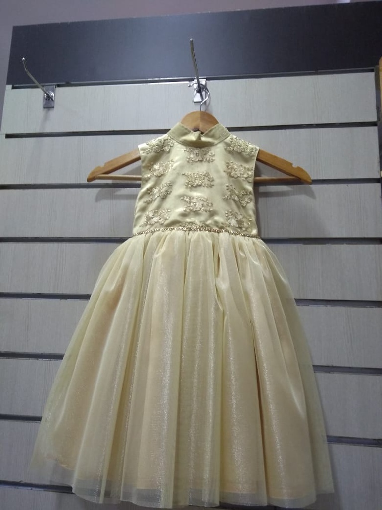 Light Gold Kids frock