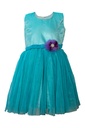 Flower Design "U" neck frock