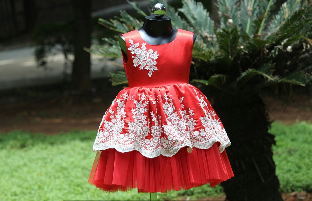 Double Layer Kid Frock