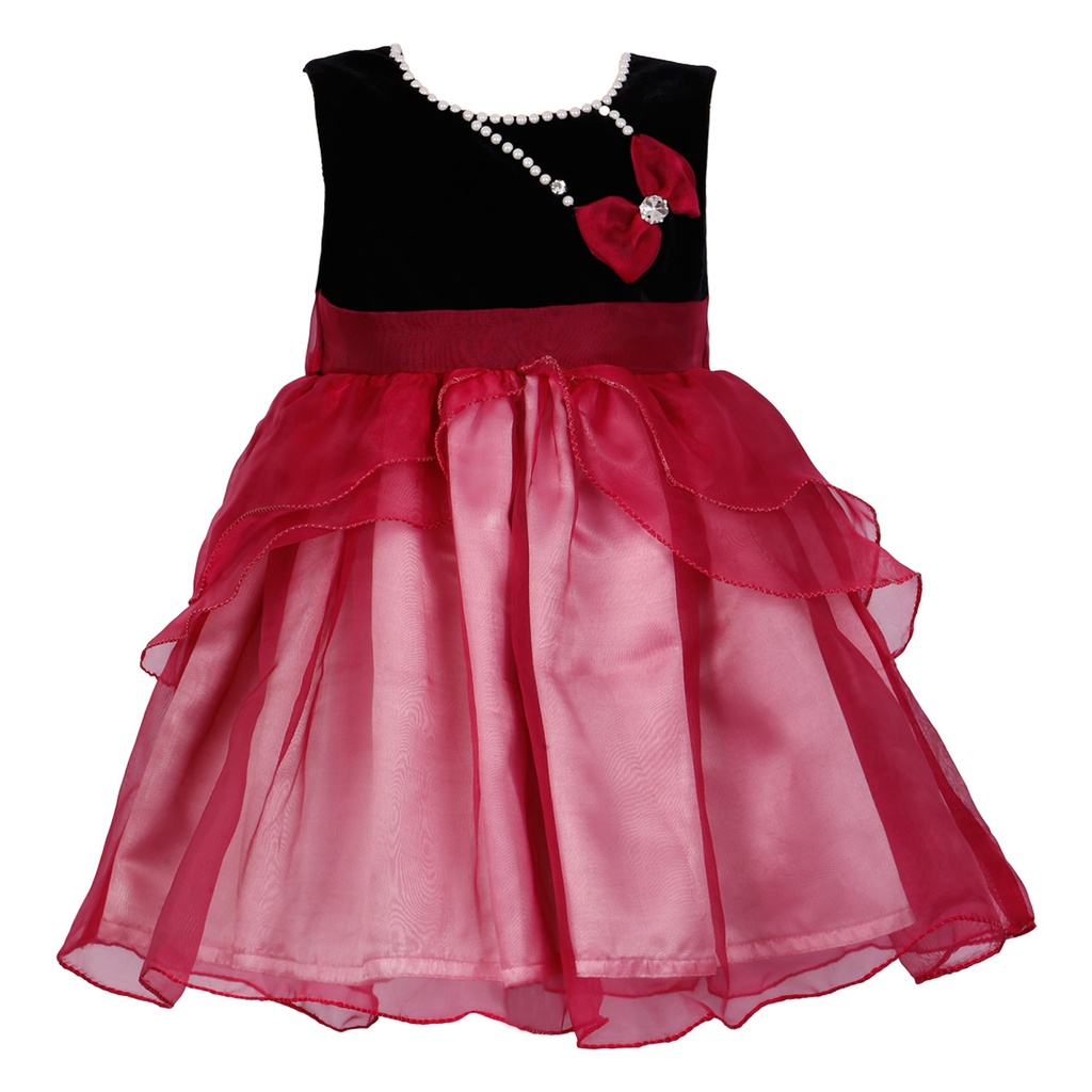 Frill Red Frock