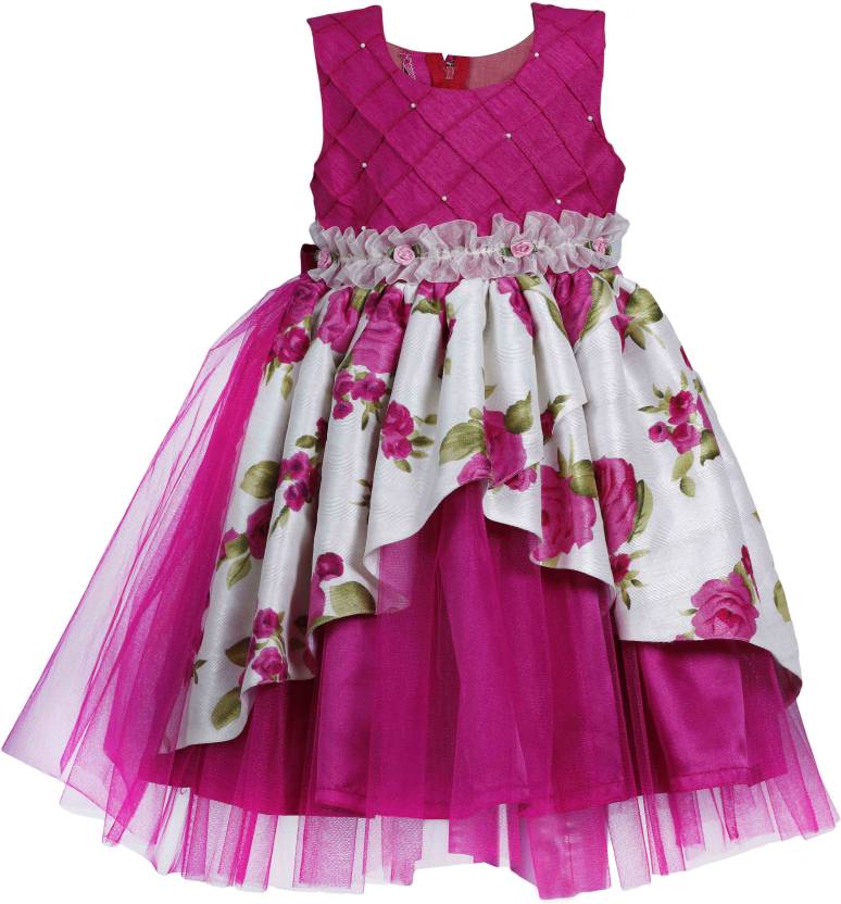 Round Neck Double Layer Frock