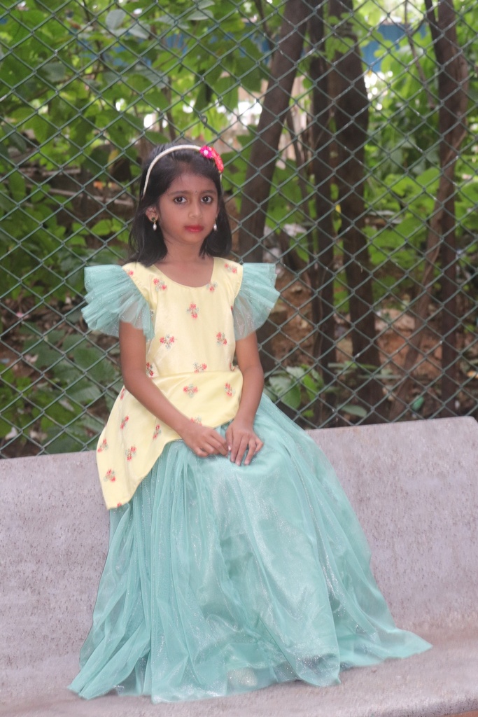 Half Sleeve Double Layer Frock