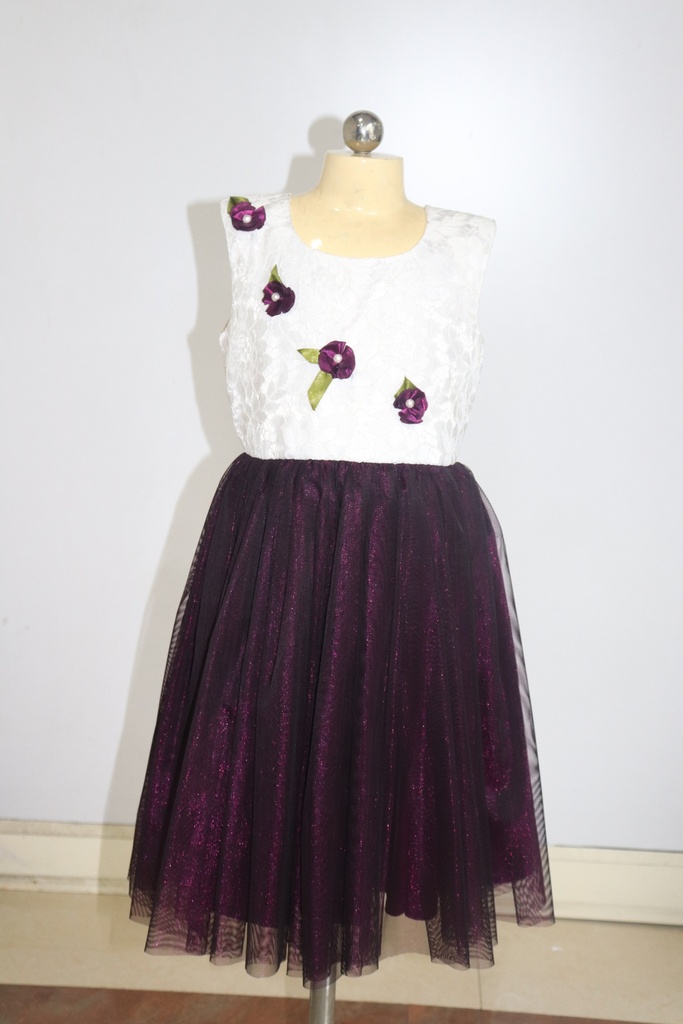 Cute Flower Design Frock