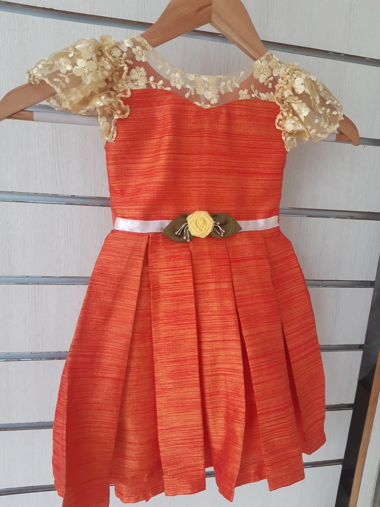 Half Sleeve Illusion Neck Dress
