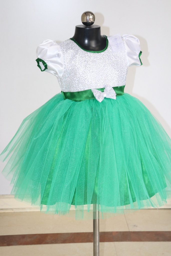 Baby girl Sequin Net Frock