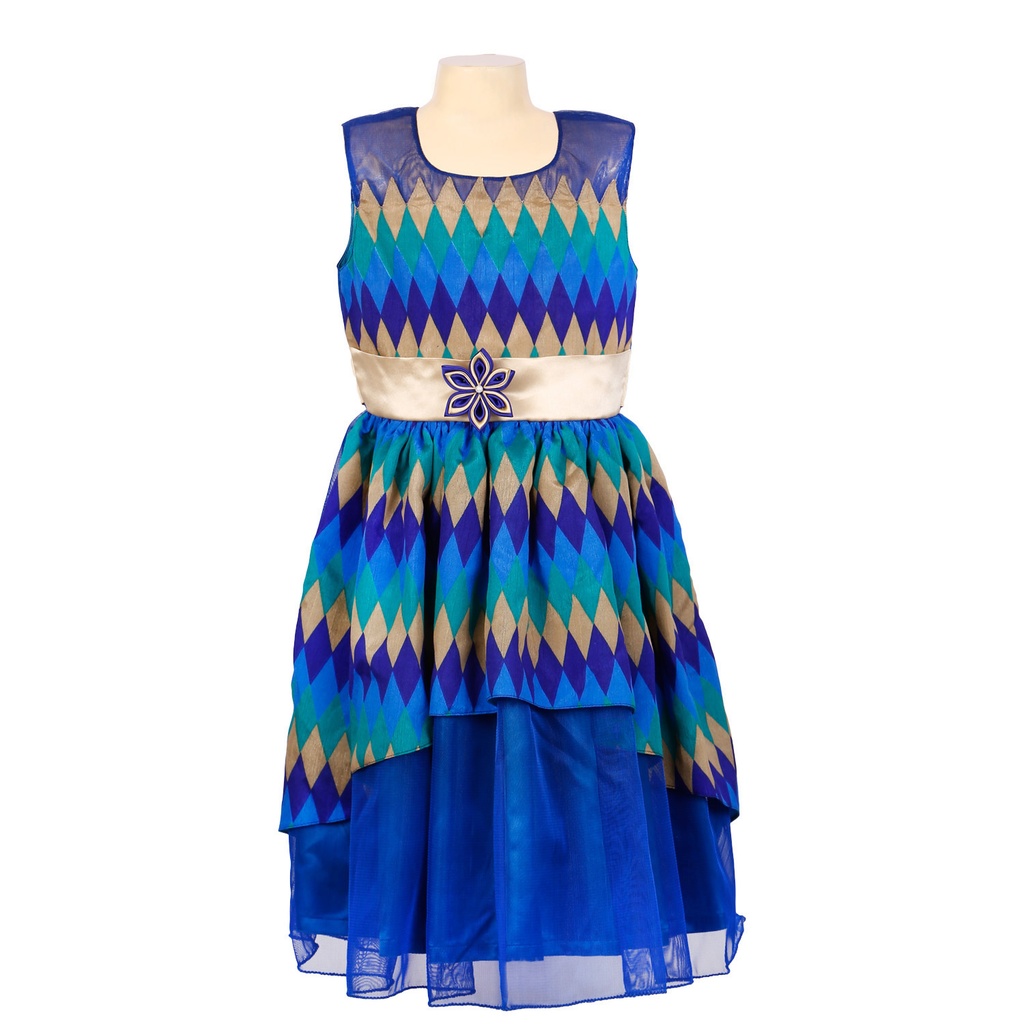 Sleeveless Double Layer Frock