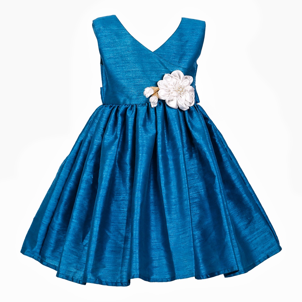 'V' Neck Flower Design