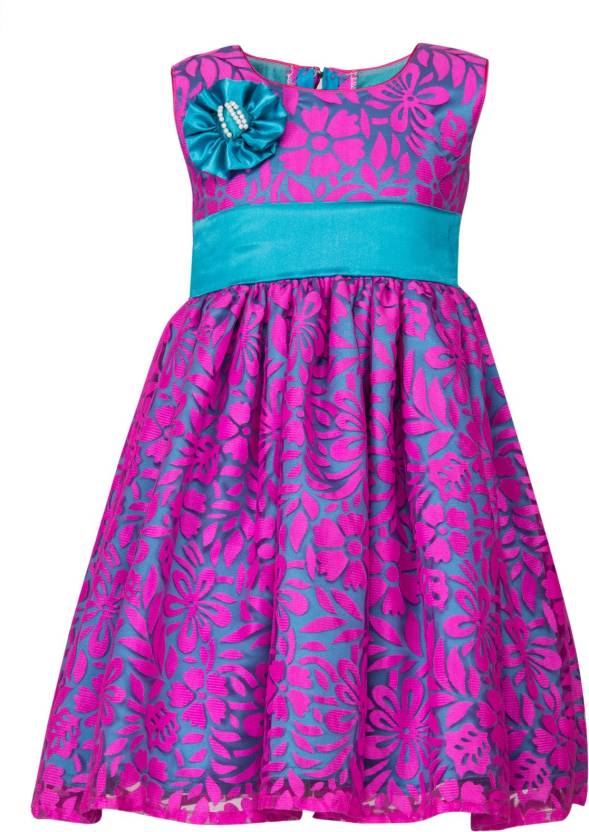 Single Flower Design Dress
