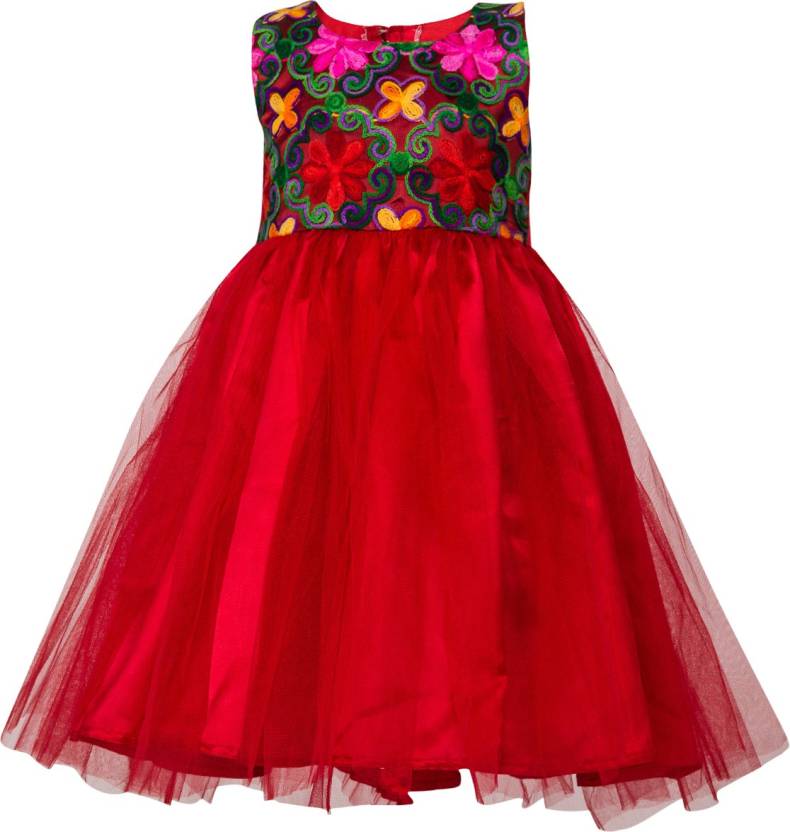 Embroidery Frock For Kids
