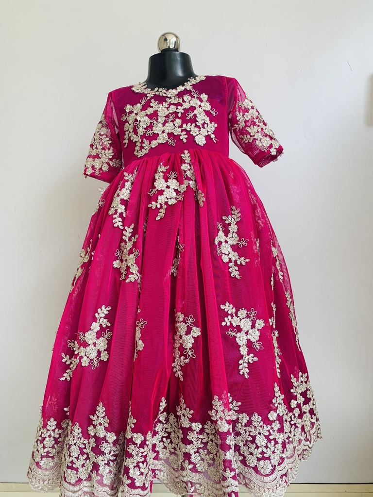 Embroidery Long Frock