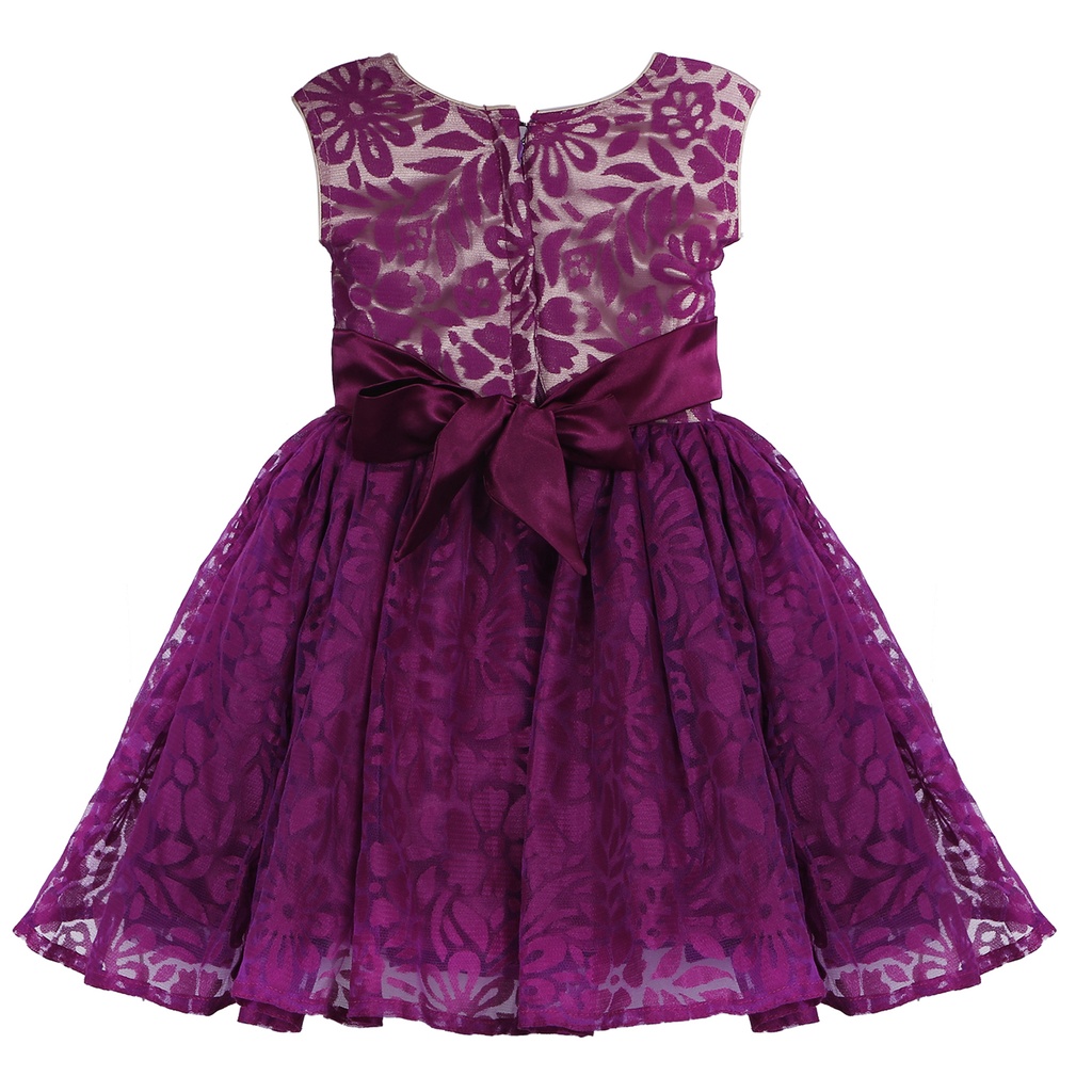 Purple Frill Dress