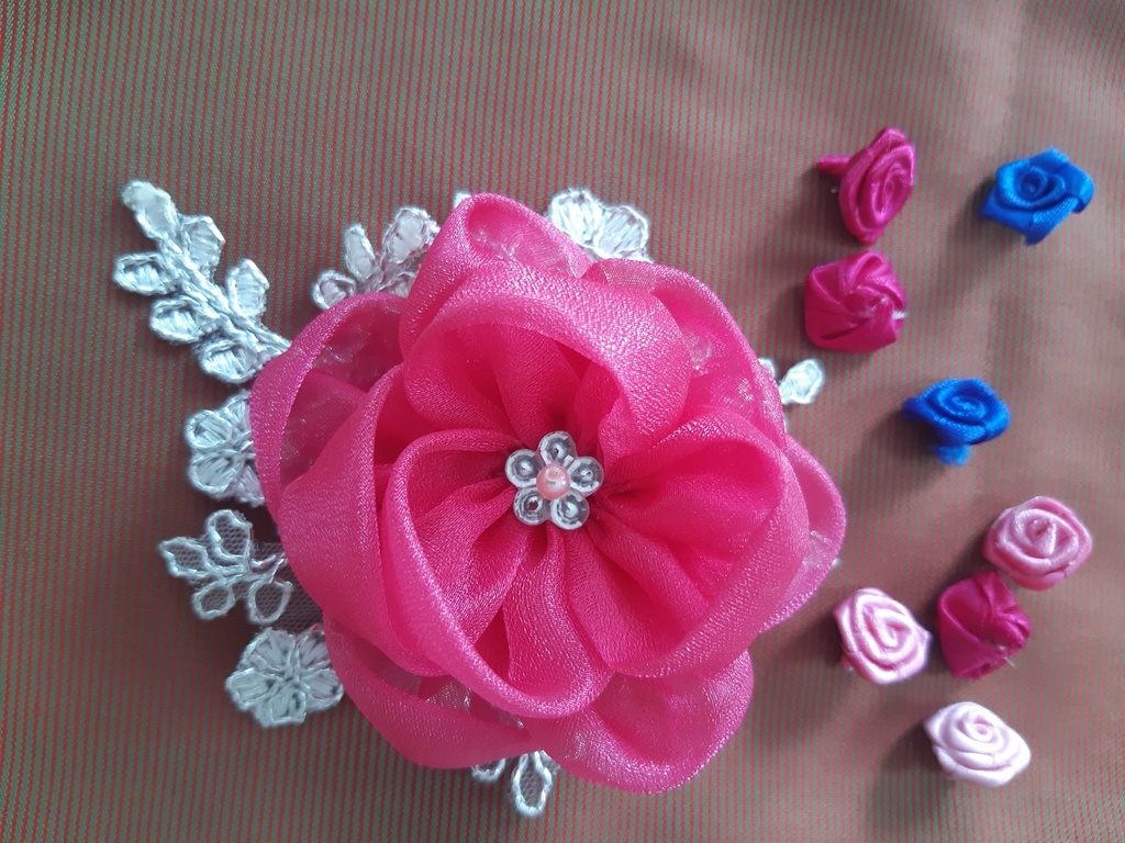 Pink Hair clip